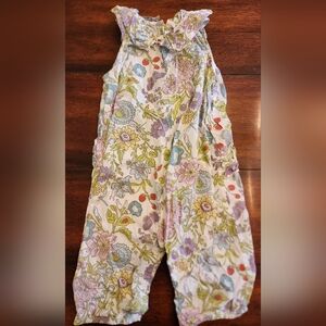 Sold Baby Boden Floral Sleeveless Jumpsuit